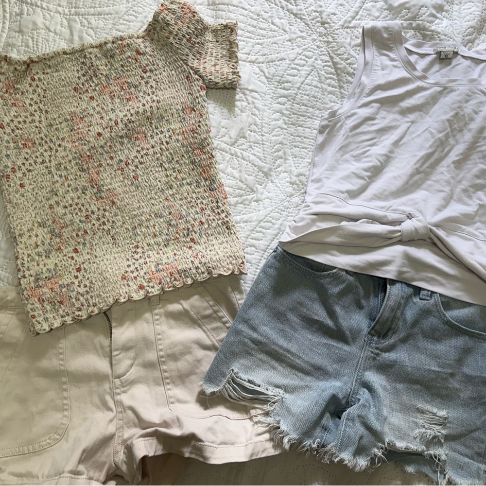 Girls Top and Shorts Sets